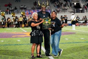West Dallas Honors Coach Donald Burger Evans At Pinkston High School Homecoming