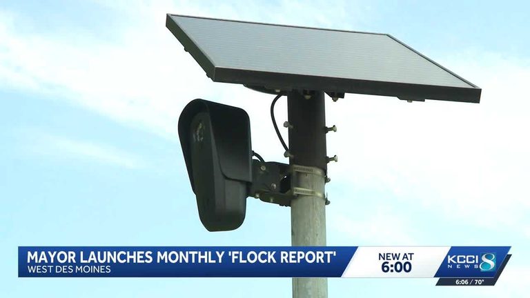 West Des Moines Mayor To Issue Monthly Report On Automated License Plate Reader