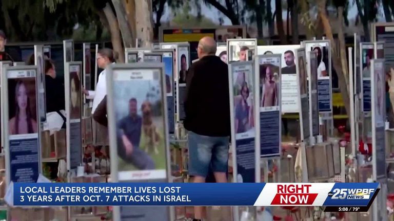 West Palm Beach Leaders Honor Victims Of Oct 7 Hamas Attack