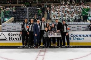 Williston Native Tyler Liffrig Retires After 14 Years As College Hockey Linesman