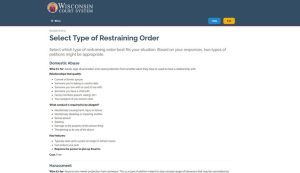 Wisconsin Launches Online Restraining Order Portal To Speed Protection For Survi