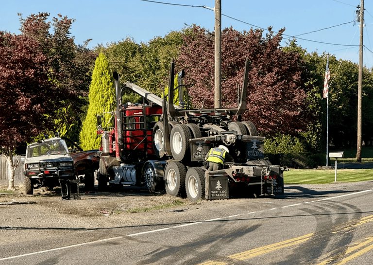 Woman Killed In Collision With Log Truck On Territorial Highway Near Elmira