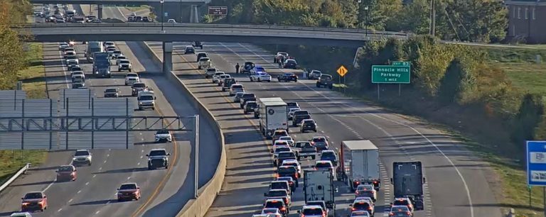 Wreck Blocks Southbound Lanes On I 49 Near Rogers Pinnacle Hills Parkway Exit