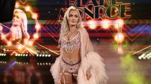 Wwe Newcomer Blake Monroe Honors Grandparents With Feather Laden Smackdown Debut