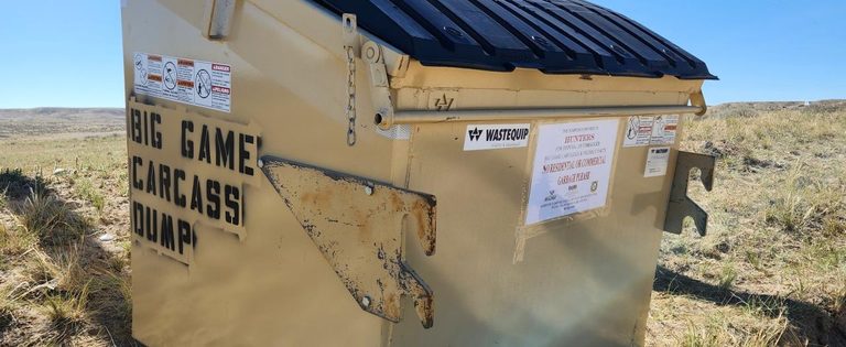 Wyoming Adds New Wildlife Carcass Dumpsters To Fight Chronic Wasting Disease