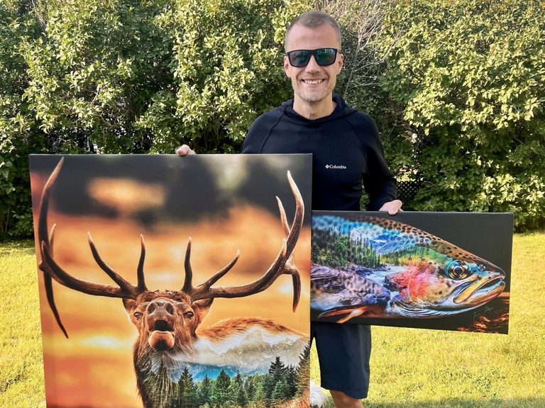 Wyoming Artist Travis Glasgow Unveils New Trout About Fabric Collection