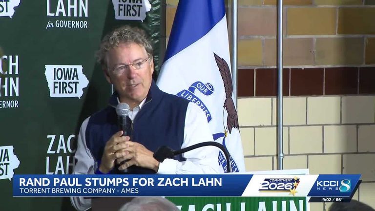 Zach Lahn Holds Ames Town Hall With Sen Rand Paul Ahead Of Iowa Governor Race